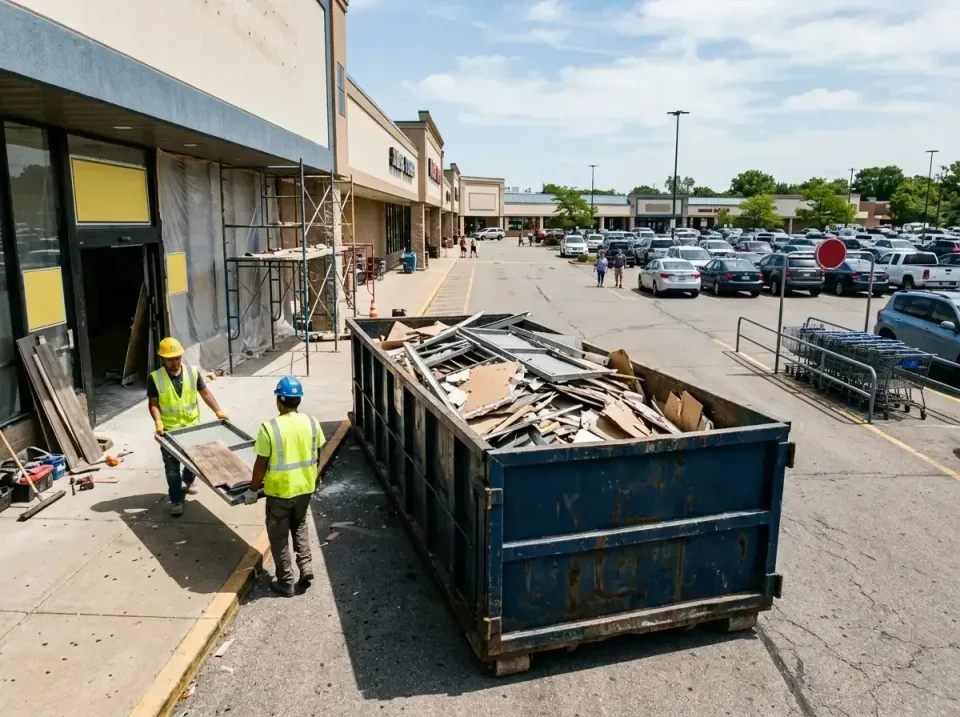 retail-store-renovation-debris-003 — frequently asked questions, Roll-off Dumpster Rentals in Elm Springs, AR